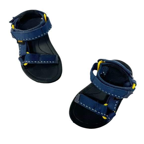 Teva Hurricane XLT 2 Infant Sandals Blue Black Size 4 - Picture 7 of 7